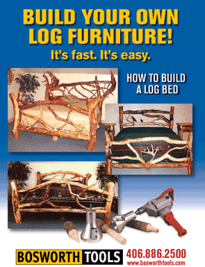 How to build a log bed